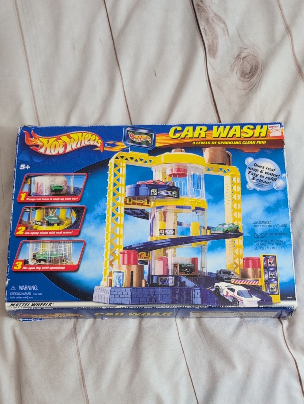 Hot Wheels Car Wash Playset 16756 Vintage 2001 New Unopened Mattel Box Damage